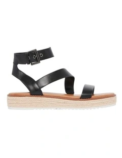 Chaya Black Sandals