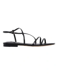 Mani Black Sandals