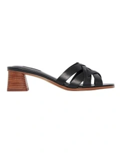 Garnet Black Sandals