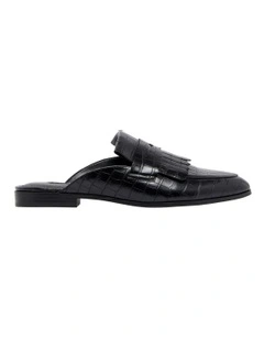 Kilts Black Flat Mules