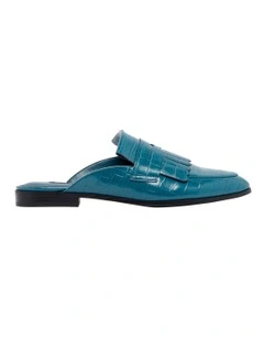 Kilts Teal Flat Mules