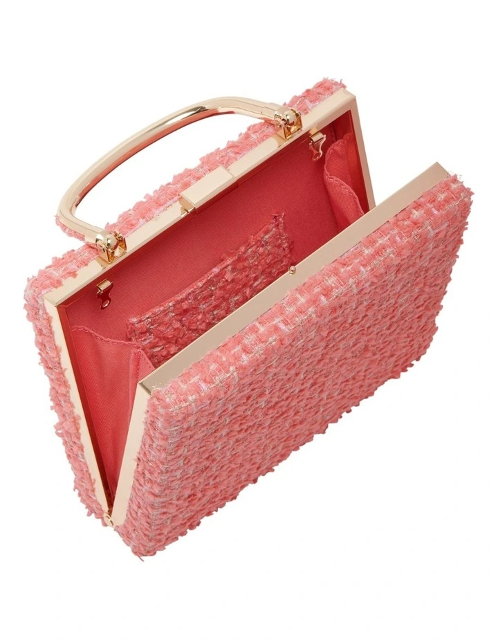 Bella Clutch In Pink image 4