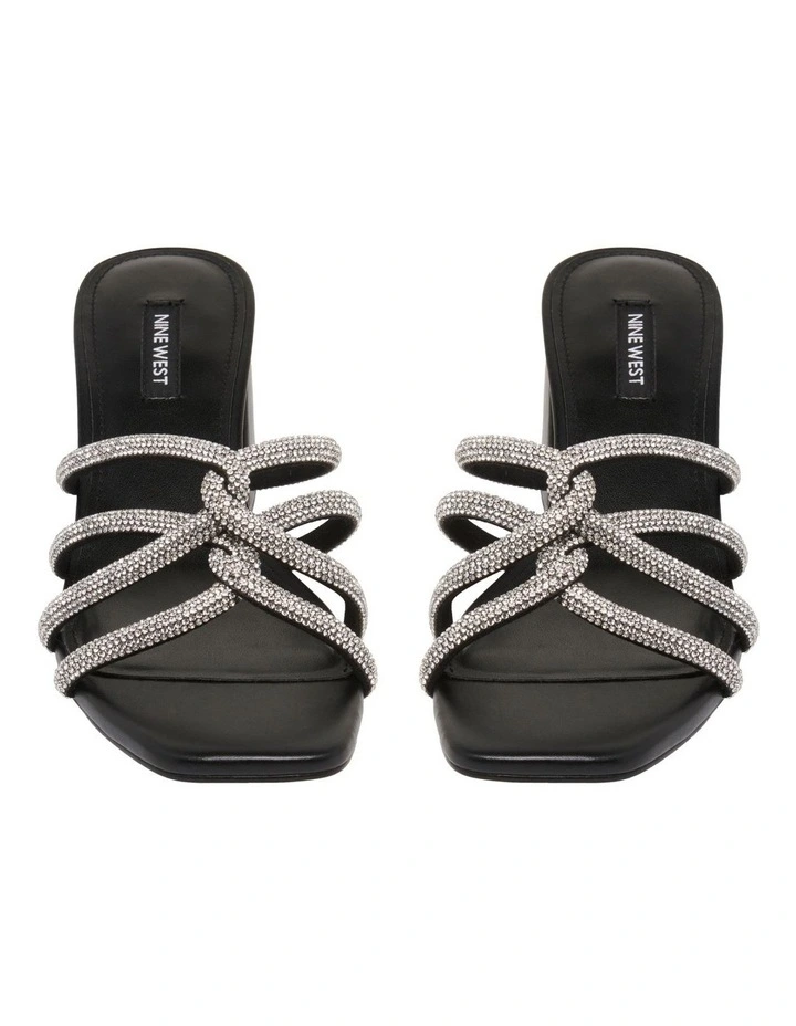 Glitz Sandal In Black image 3