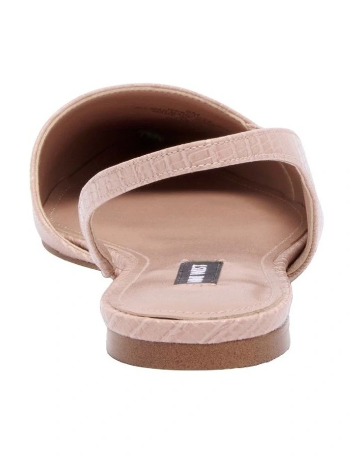 Beads Ballet Flat Shoe In Light Pink image 4