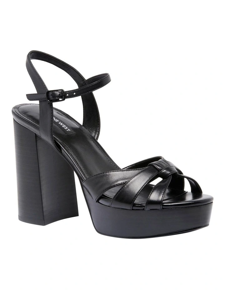 Rast Platfrom Sandal in Black image 2