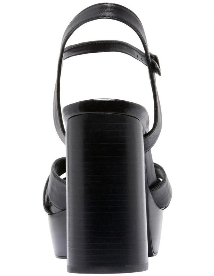 Rast Platfrom Sandal in Black image 4