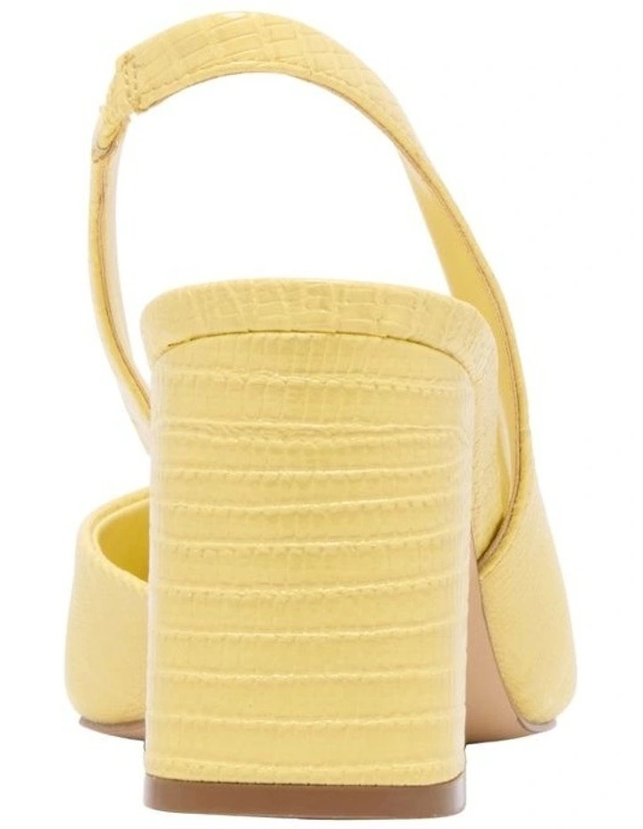Careen Pump in Yellow image 4