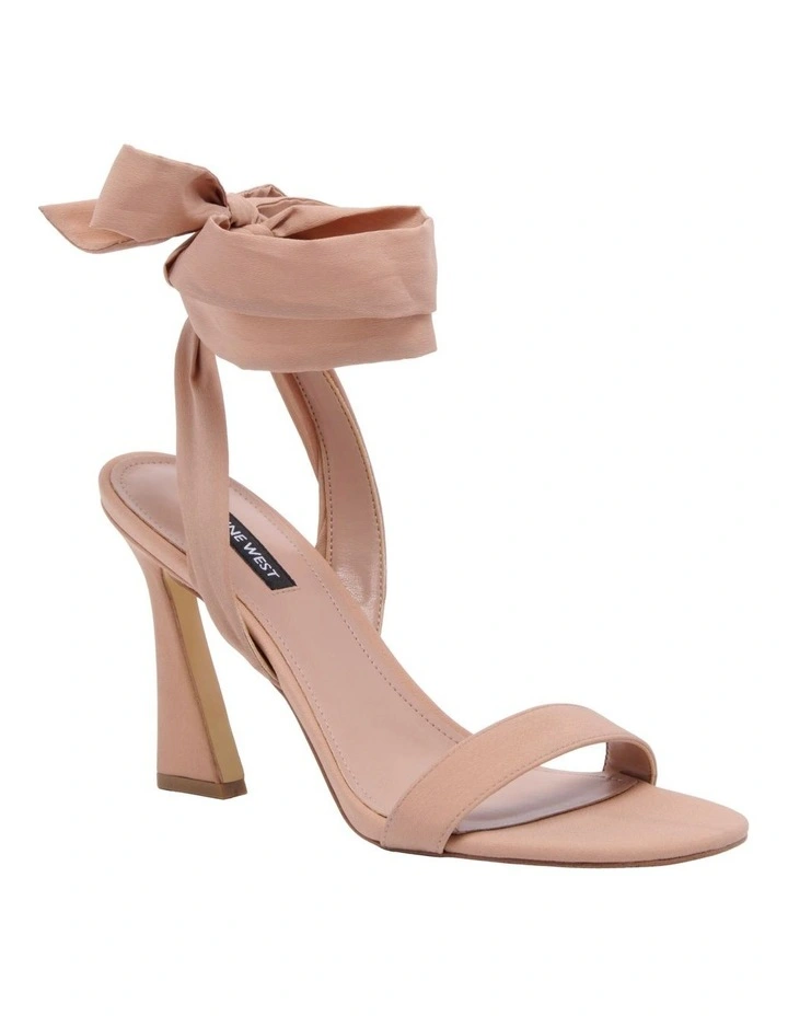 Kelsie Tie-Up Sandals in Light Pink image 2