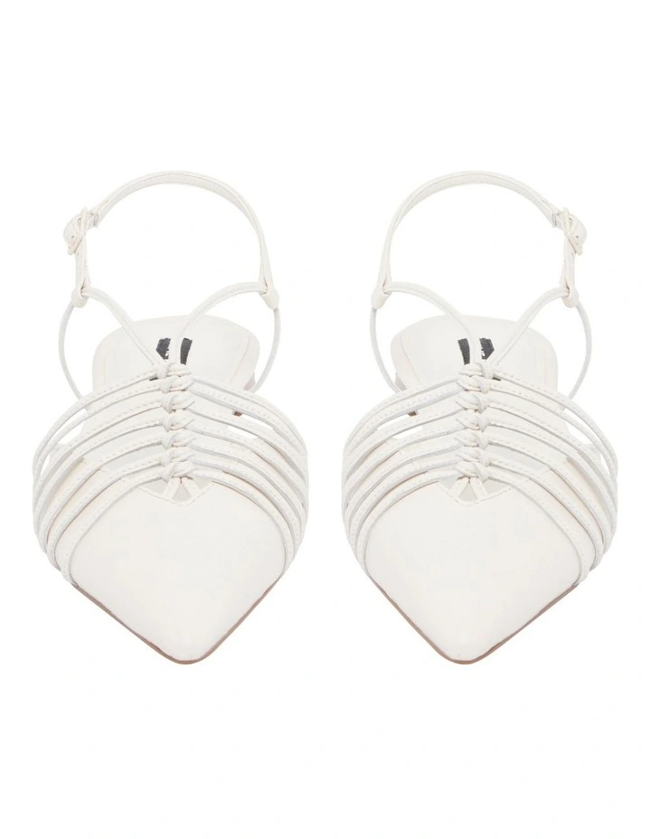 Aida Flat in Cream image 3