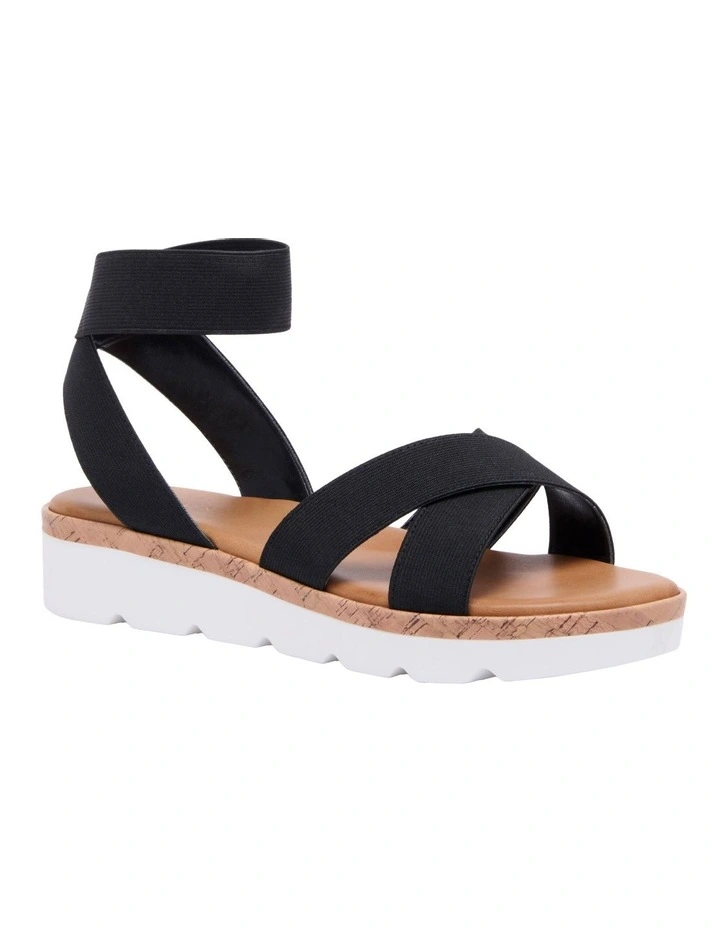 Bounce Sandals in Black image 2