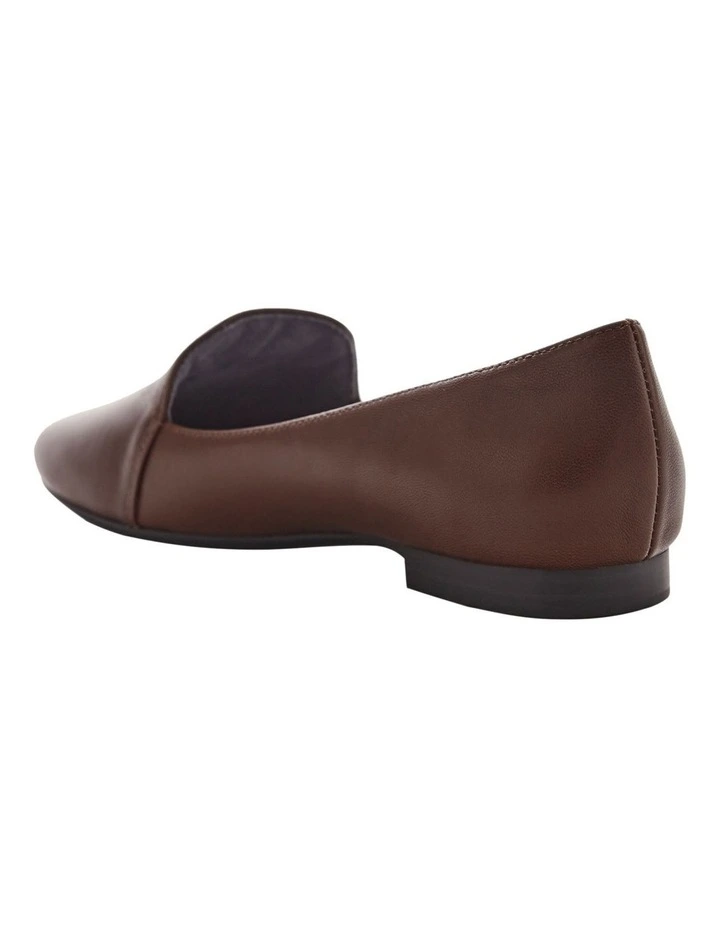 Castle Flat Shoes in Chocolate Glove image 3