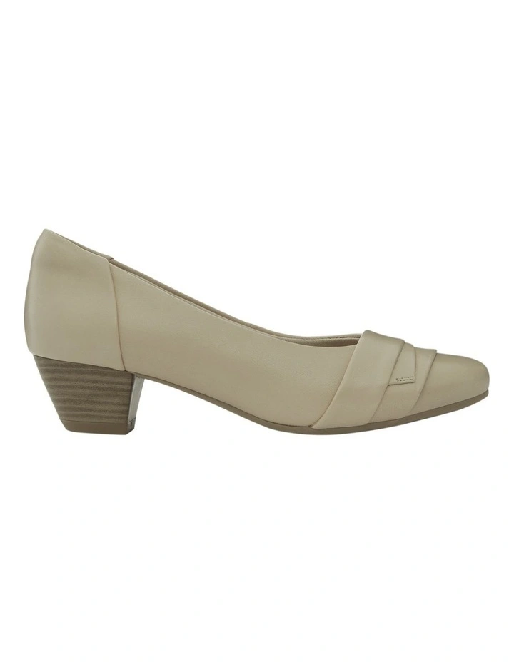 Adler Heeled Shoes in Nude Leather image 1