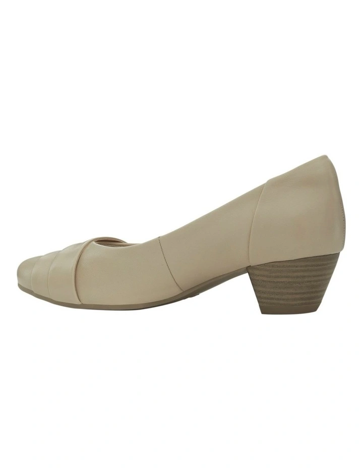 Adler Heeled Shoes in Nude Leather image 3