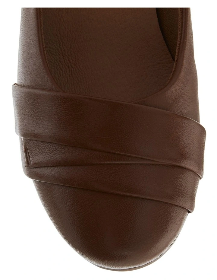 Adler Heeled Shoes in Mid Brown Leather image 4