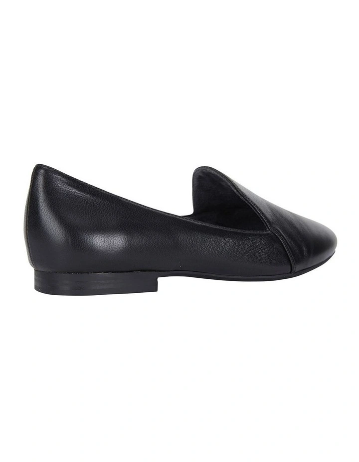 Castle Flat Shoes in Black Glove image 4