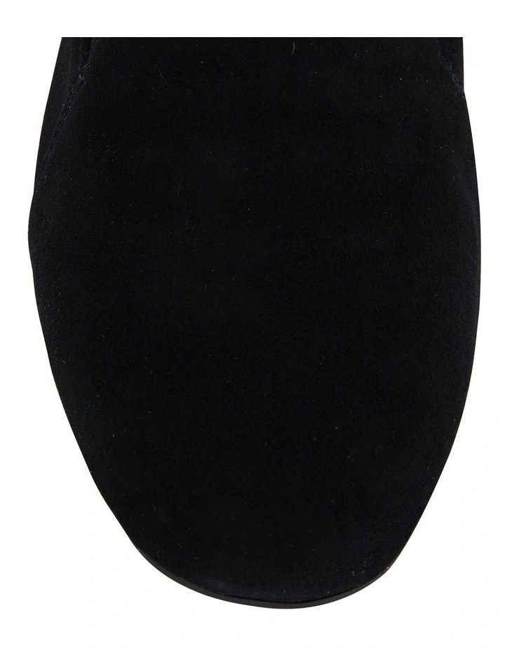 Castle Black Suede Flat Shoes image 7