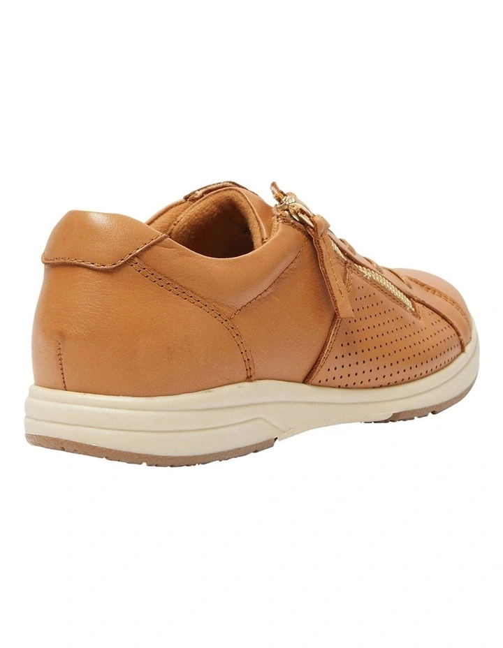 Normandy Leather Sneakers in Tan image 4