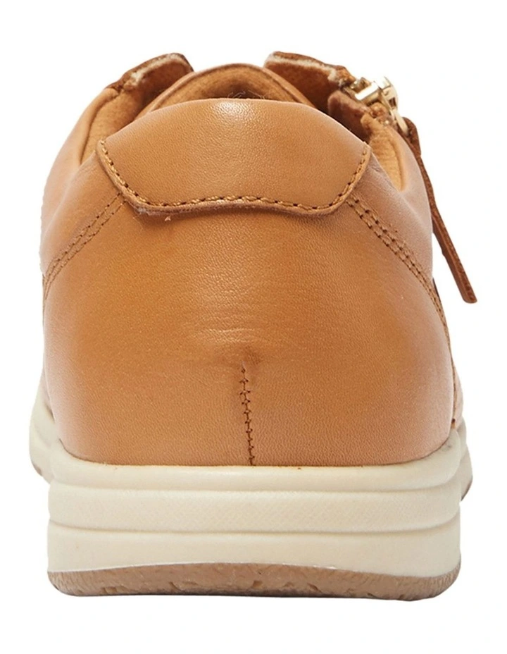 Normandy Leather Sneakers in Tan image 5