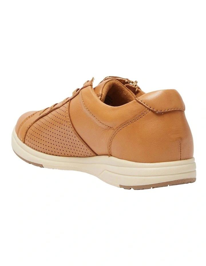 Normandy Leather Sneakers in Tan image 6