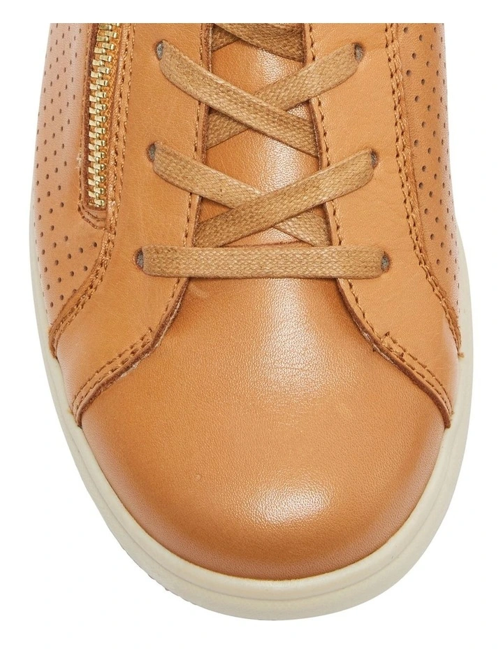 Normandy Leather Sneakers in Tan image 7