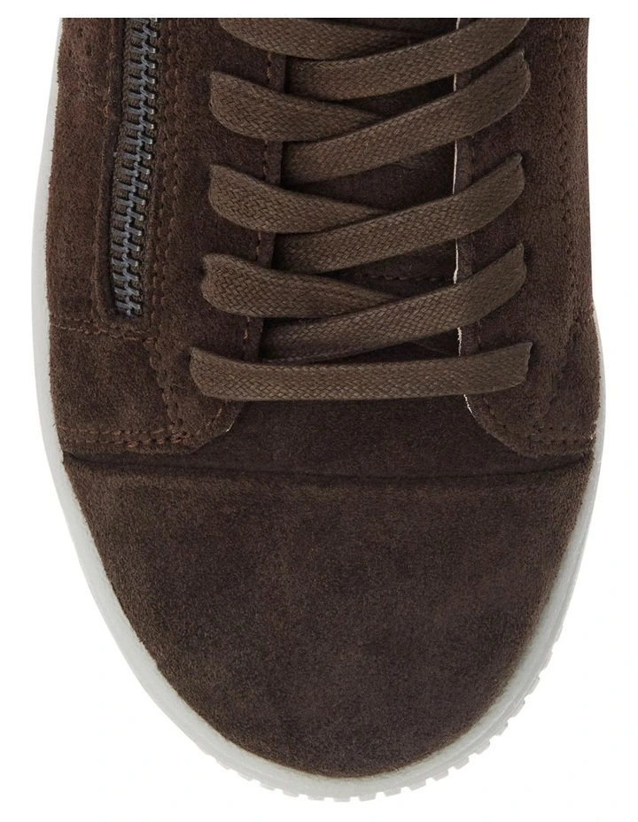 Novella Sneakers in Chocolate Suede image 4