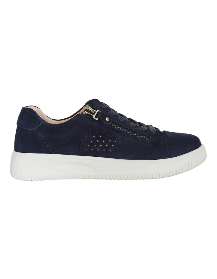 Novella Sneakers in Navy Suede image 1