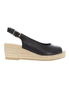 Belmont Sandals in Black Leather