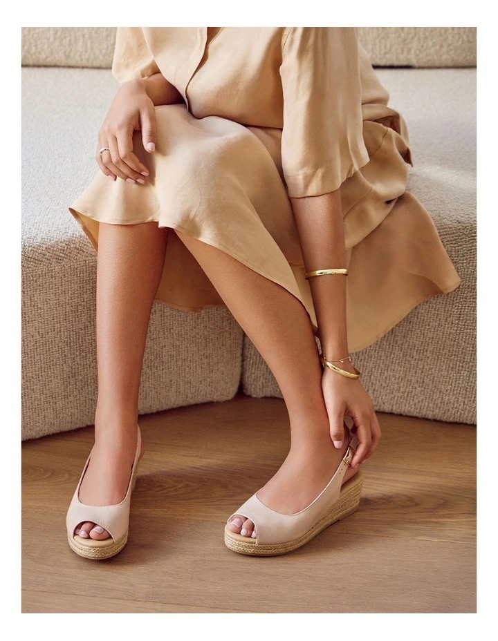 Belmont Sandals in Blush Leather image 2