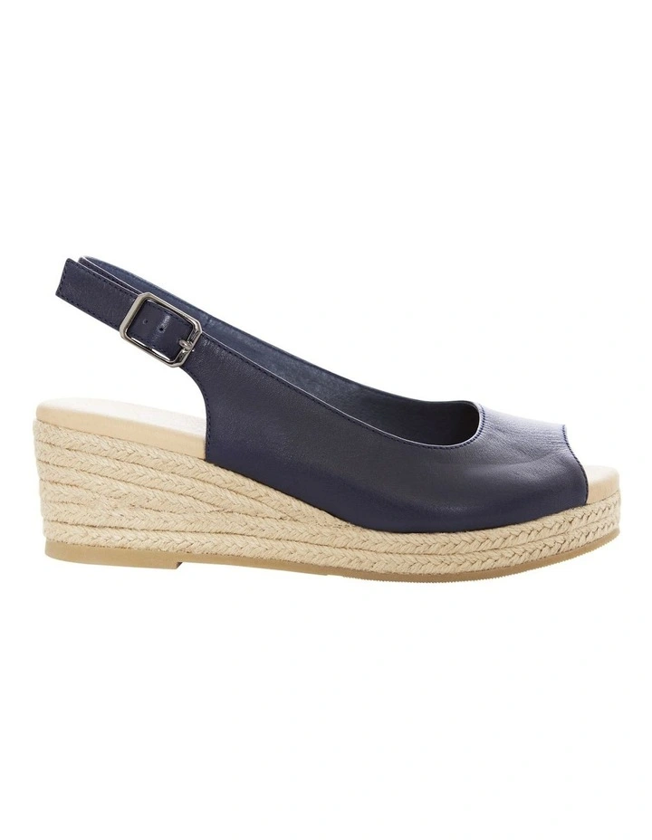 Belmont Sandals in Navy Leather image 1