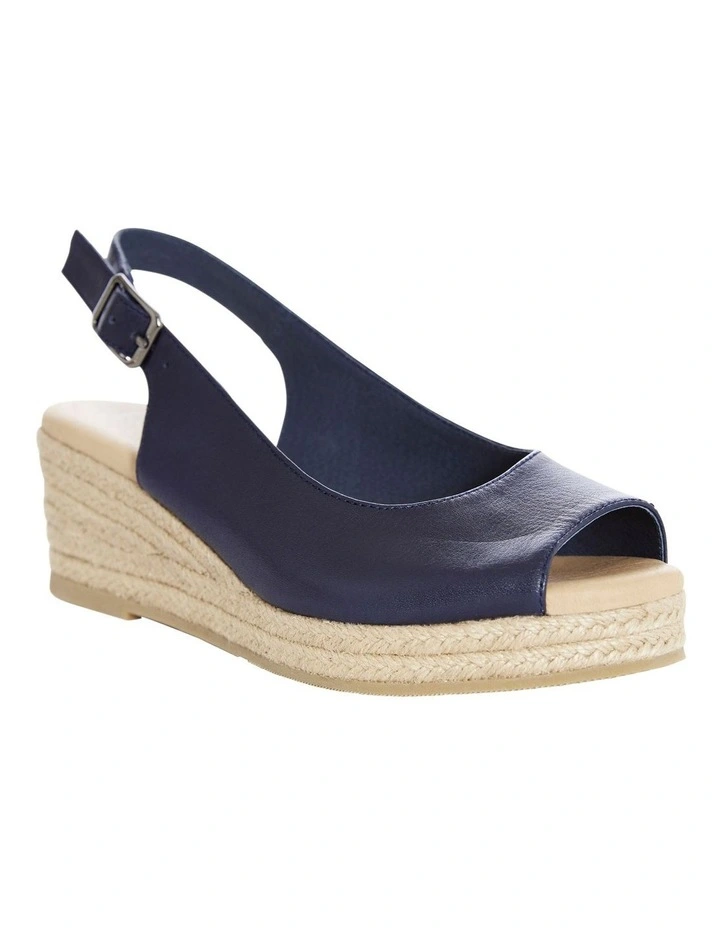 Belmont Sandals in Navy Leather image 2