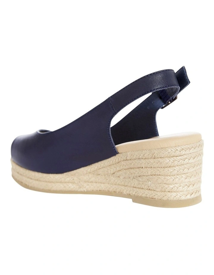 Belmont Sandals in Navy Leather image 3