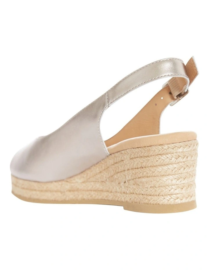 Belmont Sandals in Pewter Metallic image 3