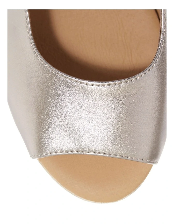 Belmont Sandals in Pewter Metallic image 4
