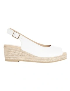 Belmont Sandals in White