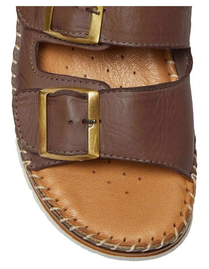 Hutch Sandals in Chocolate Leather image 4