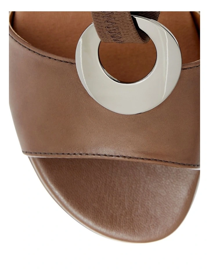 Caroline Sandals in Brown Leather image 4