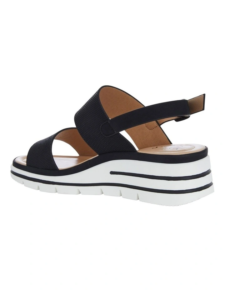 Kismet Sandals in Black Print image 3