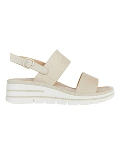 Kismet Sandals in Natural Print