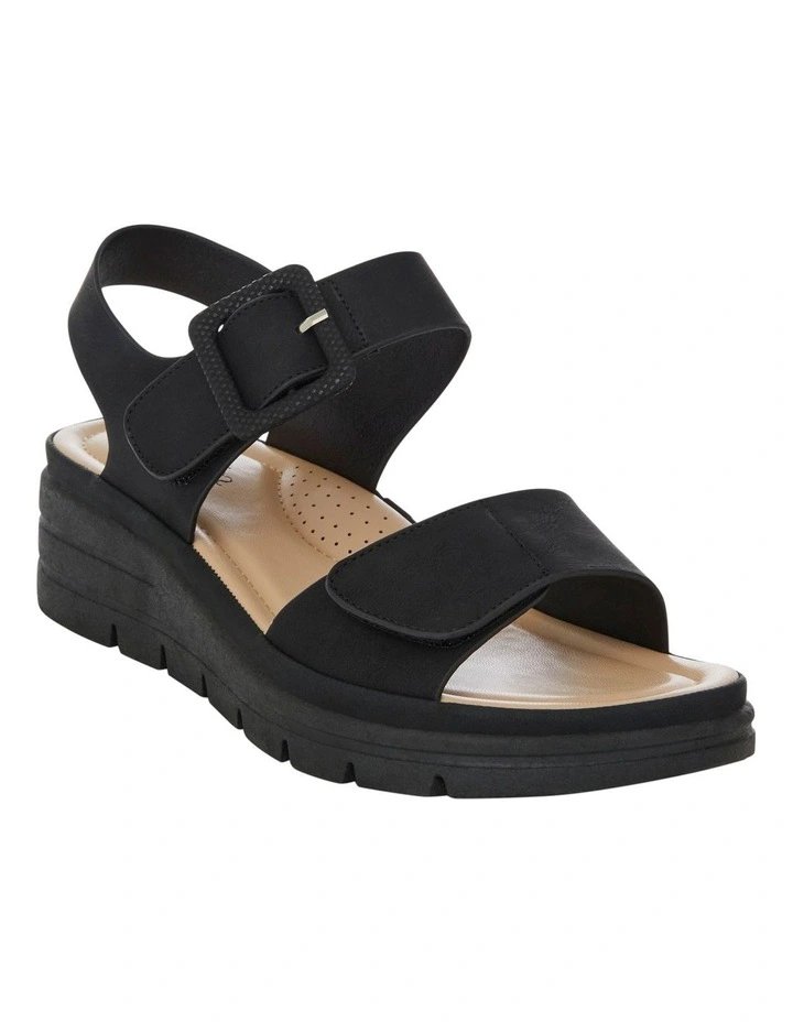 Kyla Sandals in Black image 2