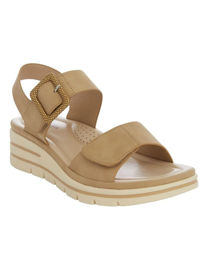 Kyla Sandals in Tan Smooth image 2