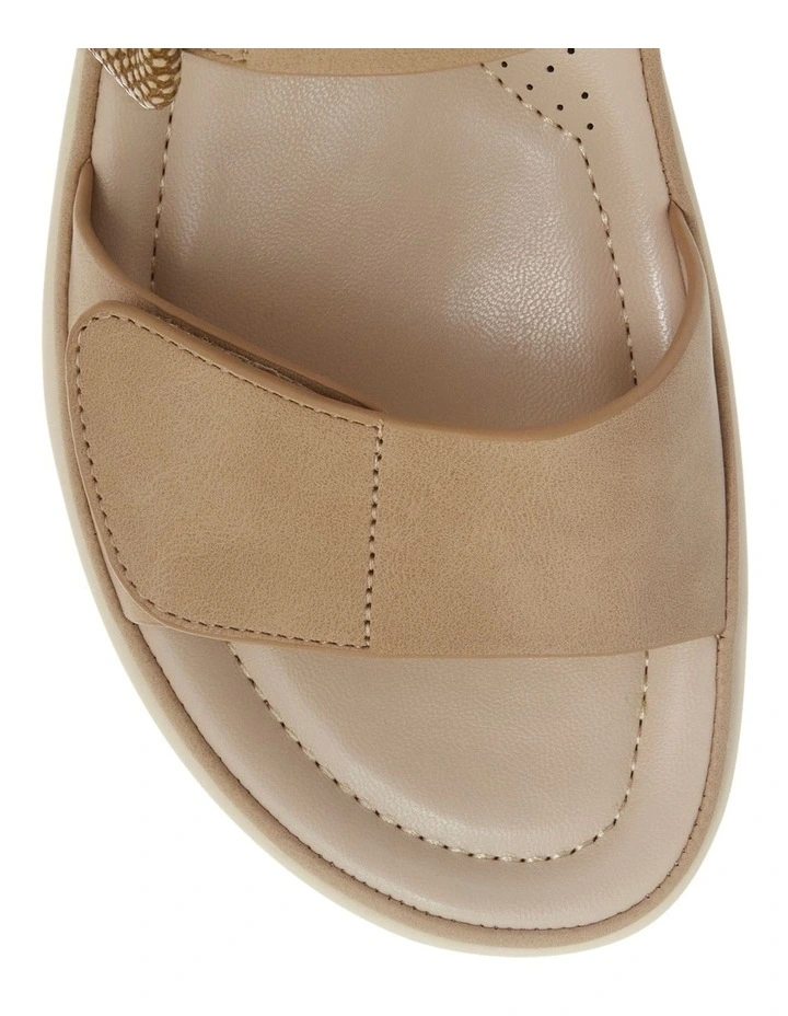 Kyla Sandals in Tan Smooth image 4