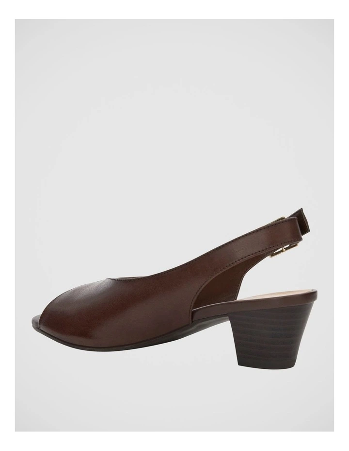 Hilda Sandals in Brown Leather image 3