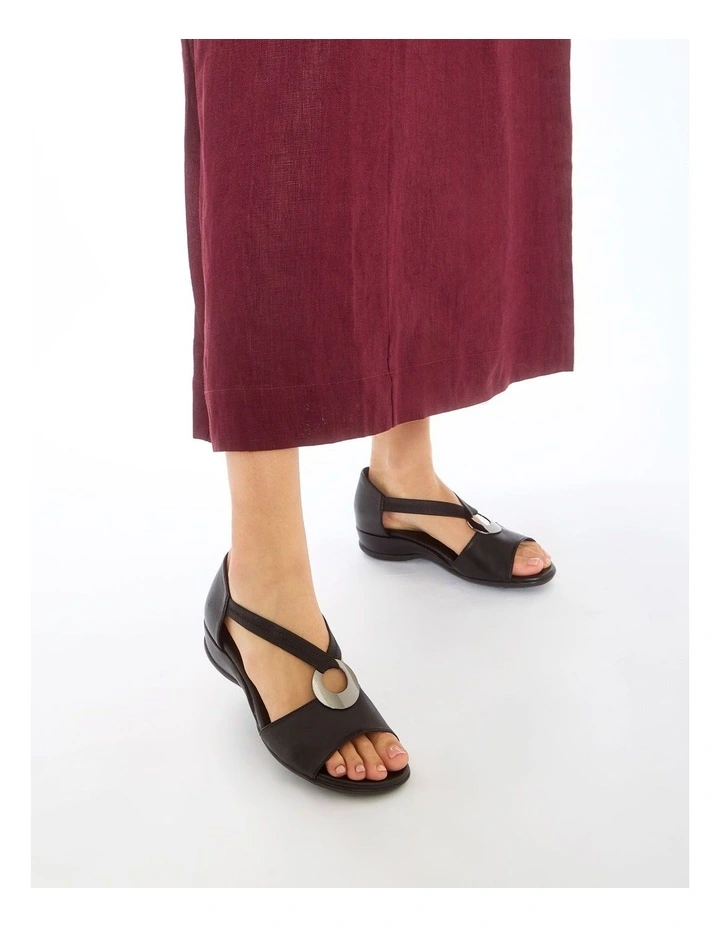 Caroline Black Glove Sandals image 2