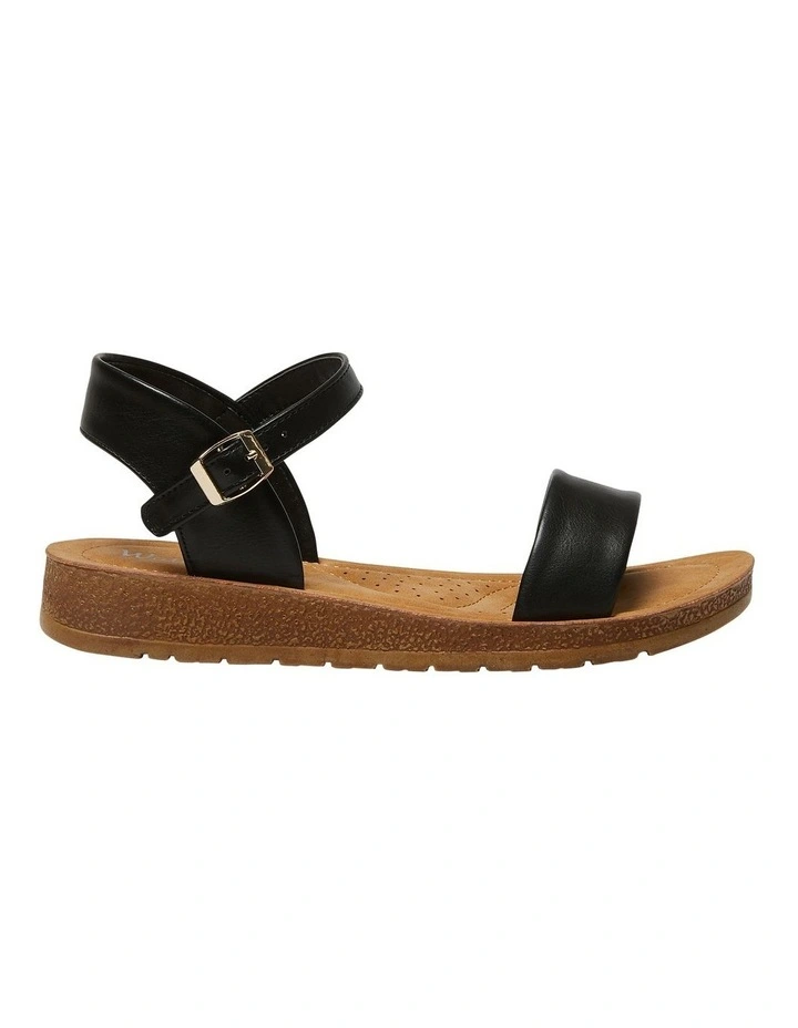 Eliza Sandals in Black Smooth image 1