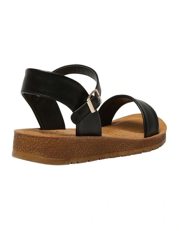 Eliza Sandals in Black Smooth image 4