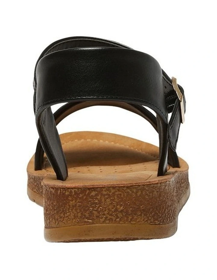 Eliza Sandals in Black Smooth image 5