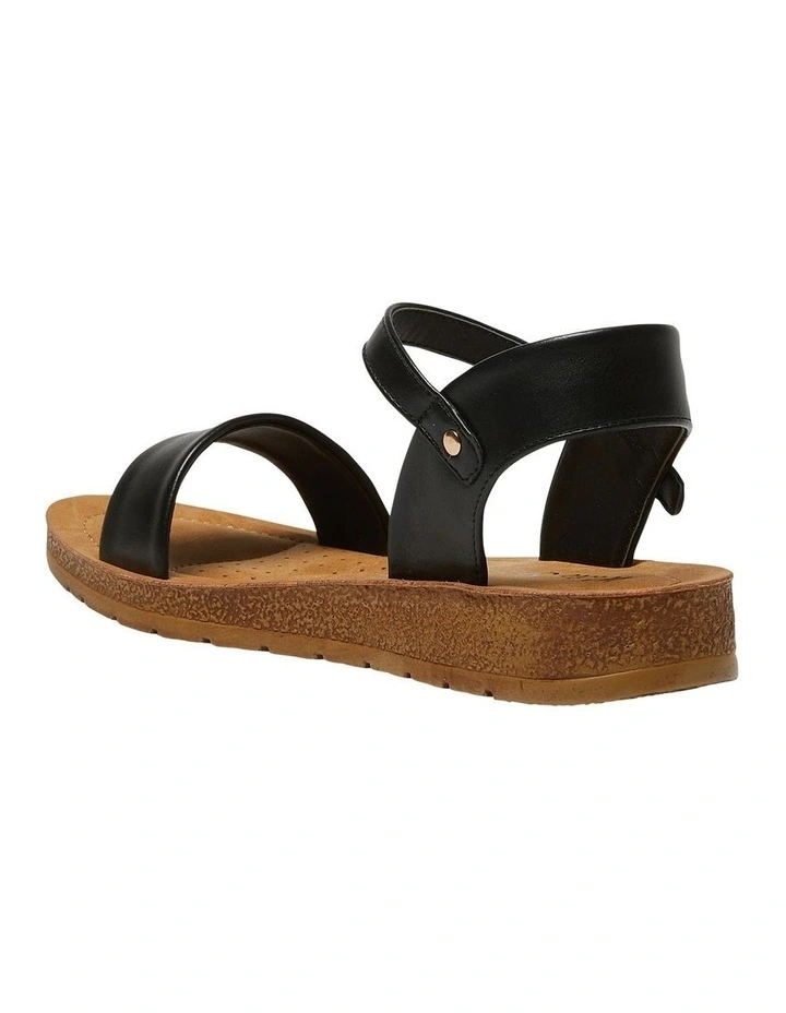 Eliza Sandals in Black Smooth image 6