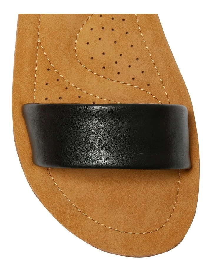 Eliza Sandals in Black Smooth image 7