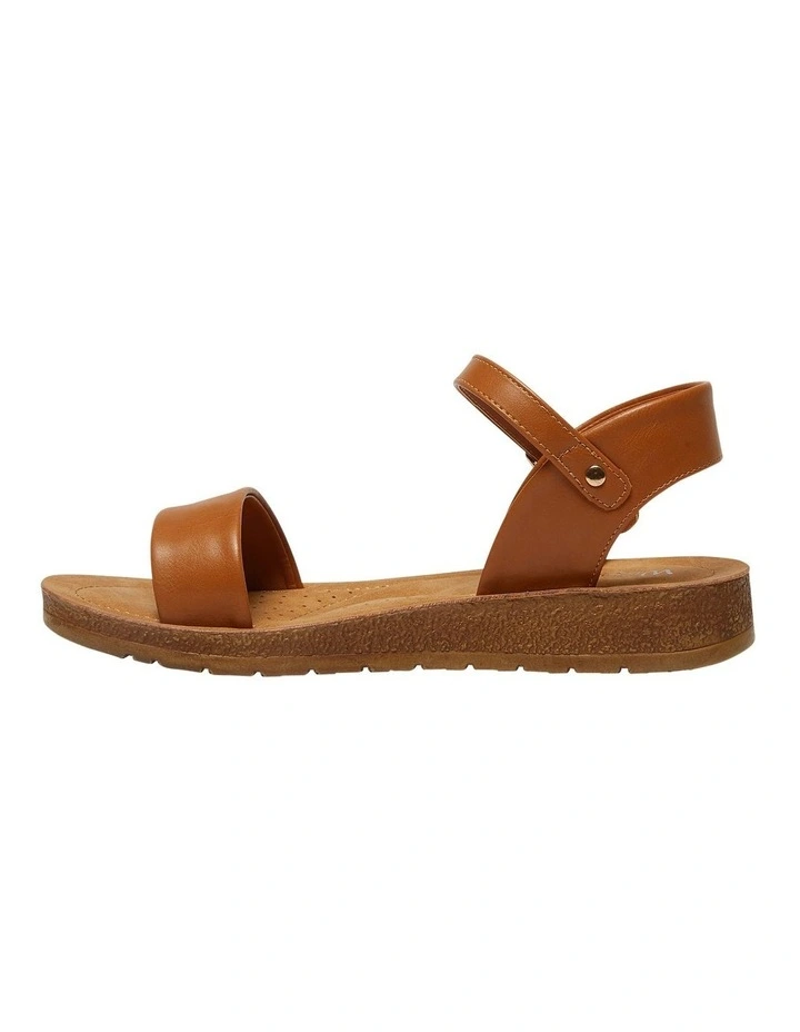Eliza Sandals in Tan Smooth image 3