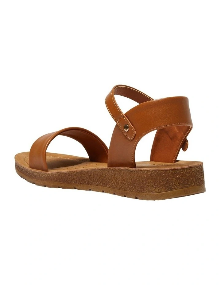 Eliza Sandals in Tan Smooth image 6